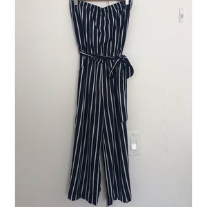 Ambiance Striped Jumpsuit